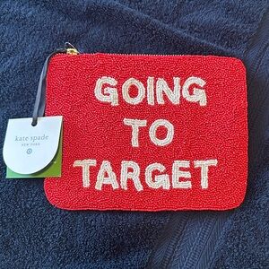 Kate Spade Red Beaded Wristlet